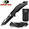 Mossy Oak Folding Pocket Knife Aluminium Alloy & G10 Handle 4.75"