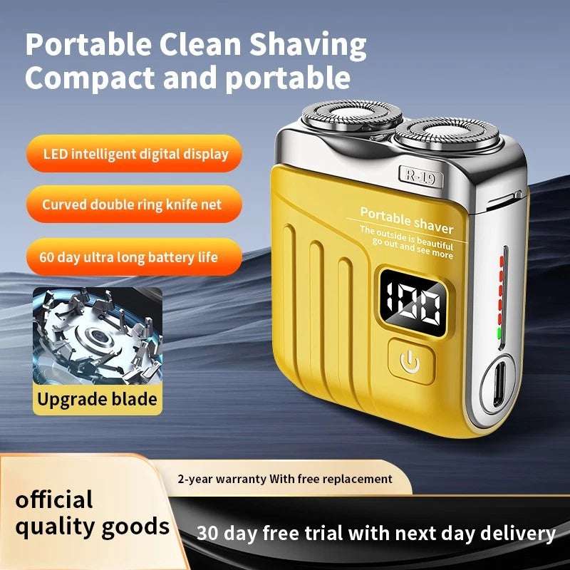 Unisex Electric Shaver With Dual For Blades Fast Charging And Travel