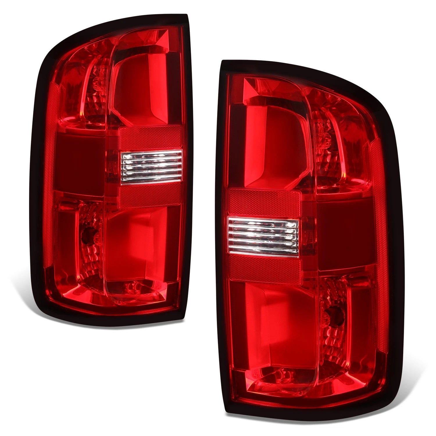 Fit 15-22 Chevrolet Colorado Chrome Housing Red | Built Supply Co