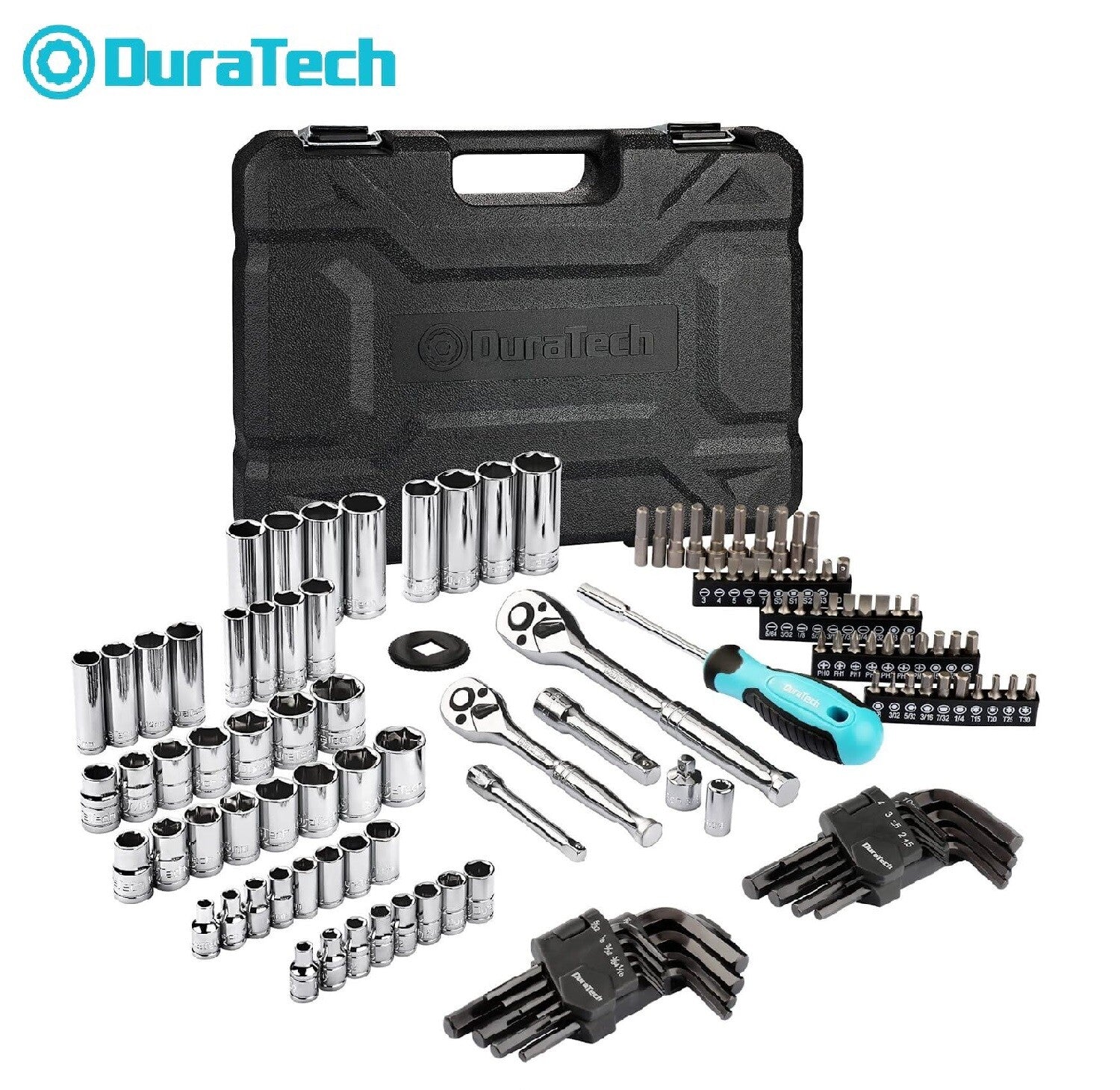 DURATECH 121PC Mechanics Tool Kit by DURATECH
