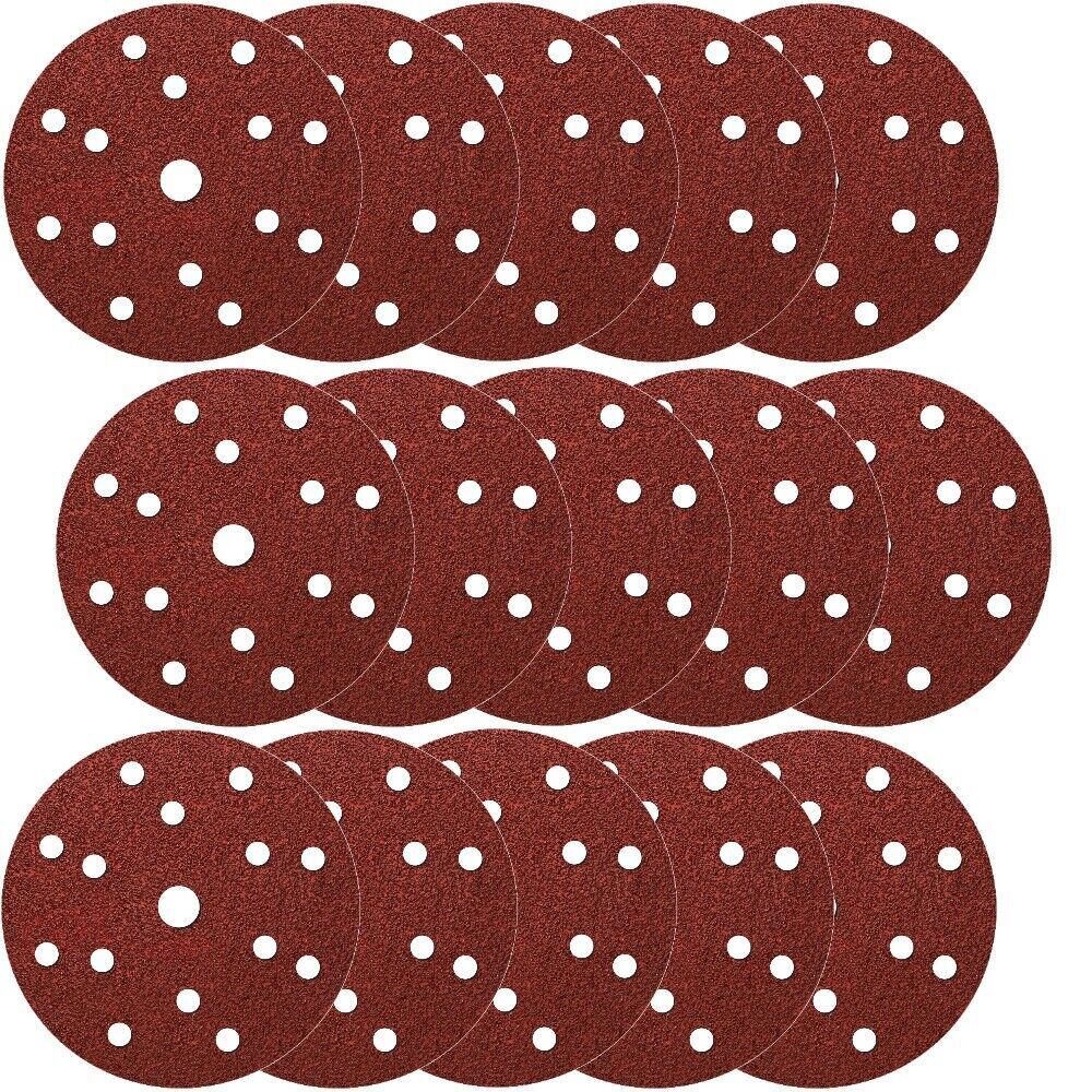 25pc Sanding Discs 150mm 15 Hole P320