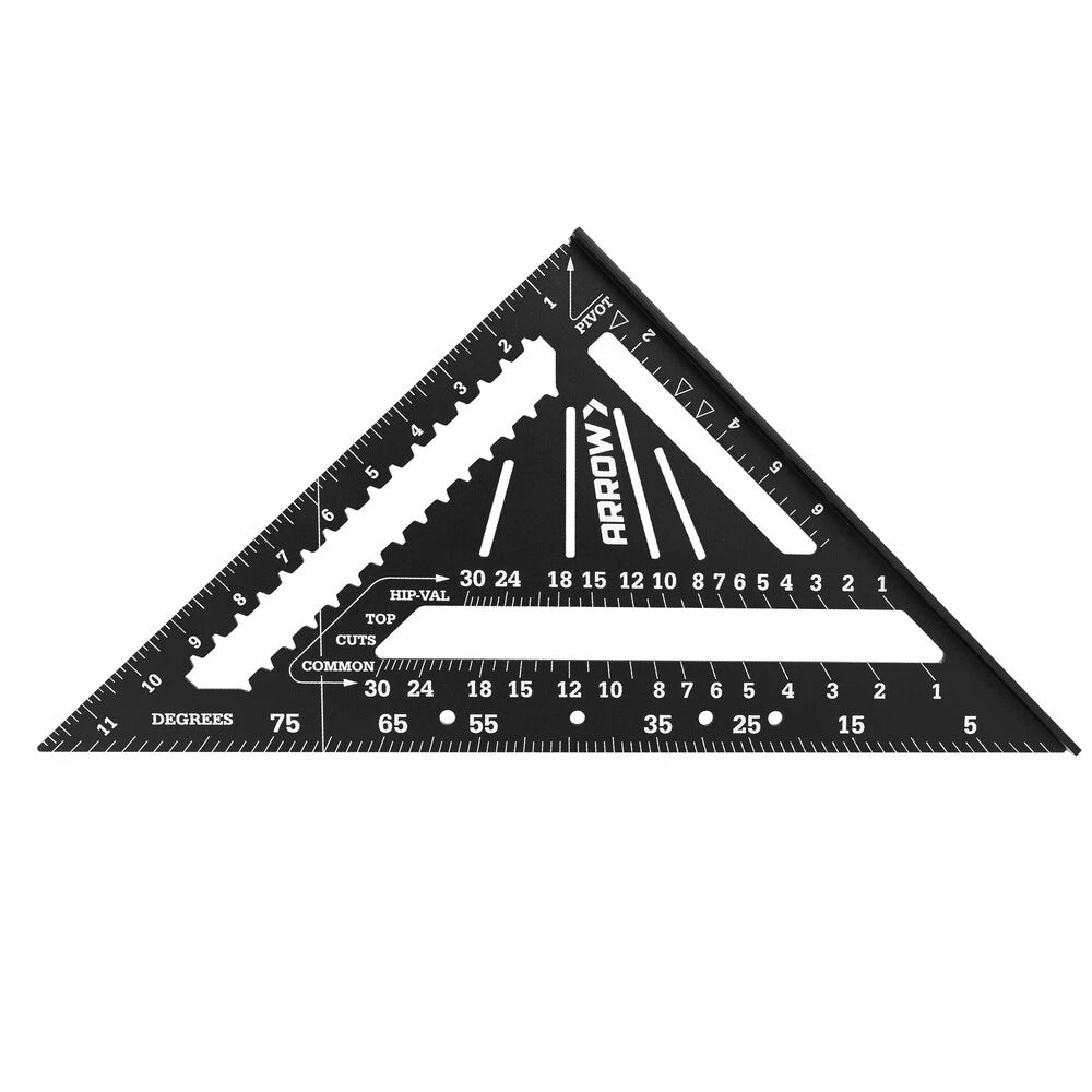 Arrow Carpenter Square 12" Rafter Square Layout Tool Woodworking