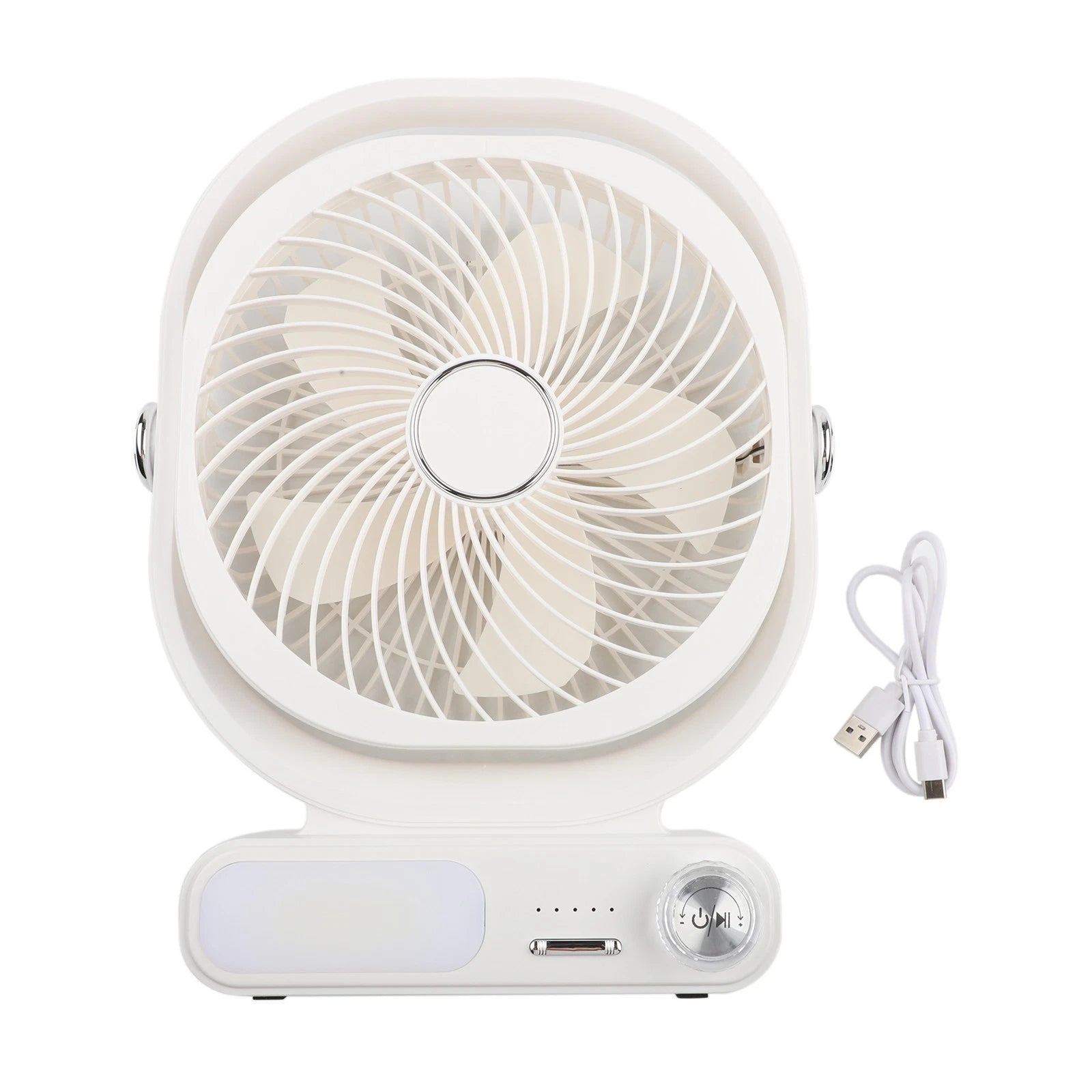 3in1 Portable Electric Fan For Car Mounted And Desktop Use Usb