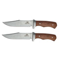 11" Survival Fixed Blade Knife Hunting Wood Handle | Built Supply Co
