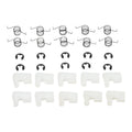 Startr Ratcht St 10 Pics With Springs And Shaped Clamps For