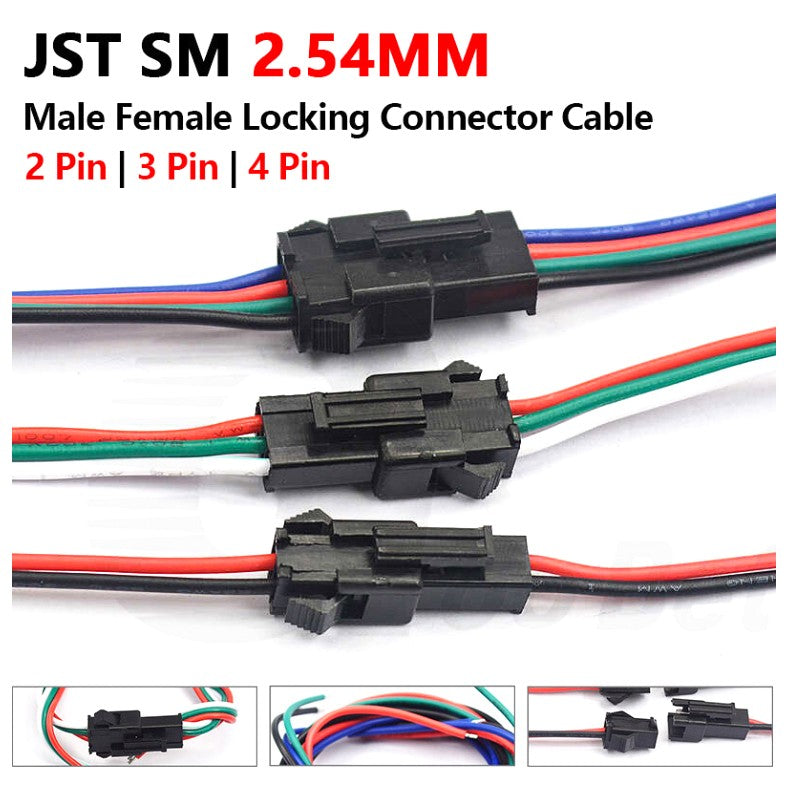 JST SM Connector Cable for LED Models