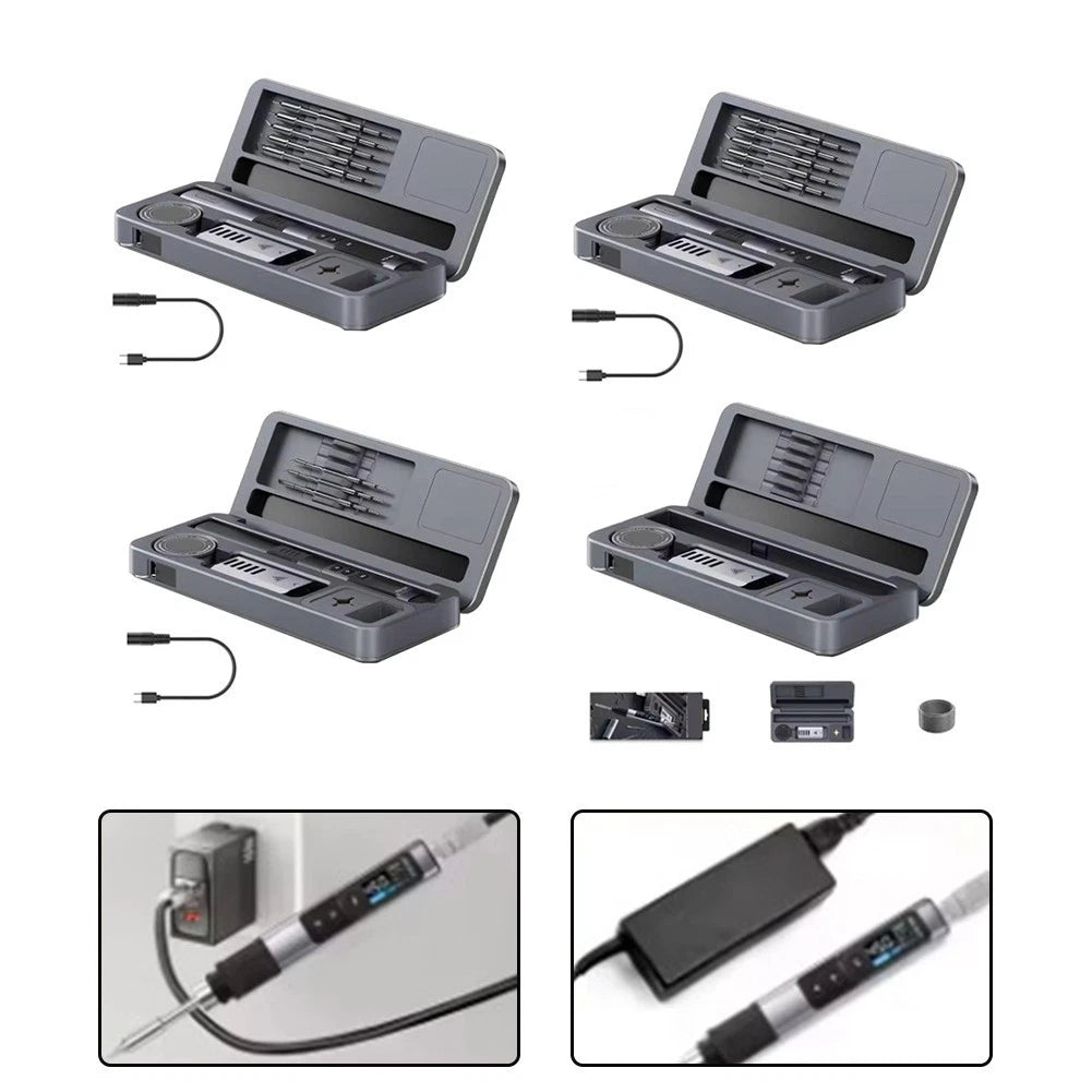 Fast Heating 100W Portable Soldering Iron Kit With Temperature