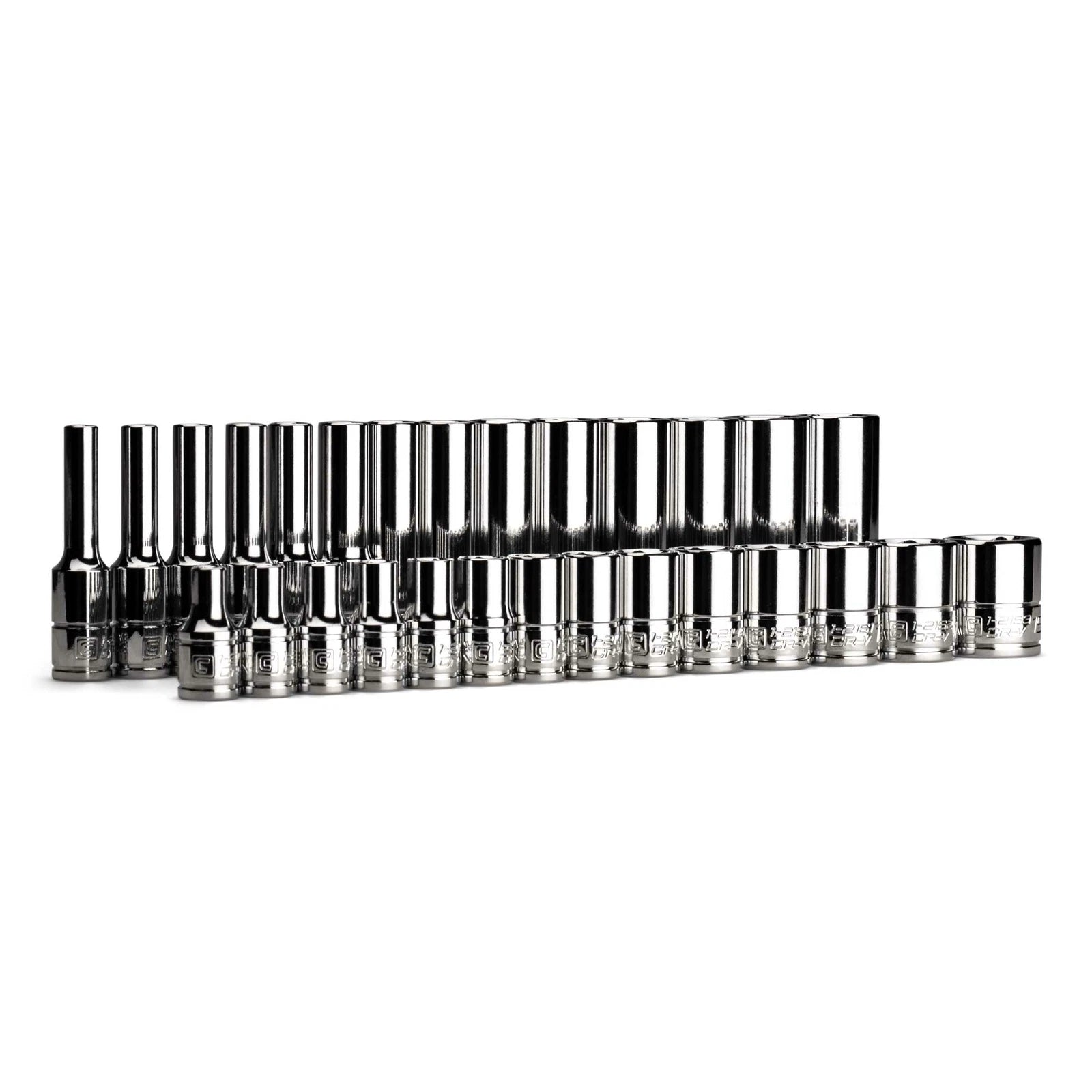 Capri Tools 1/4 In. Drive Shallow And Deep 6-point Socket Set,