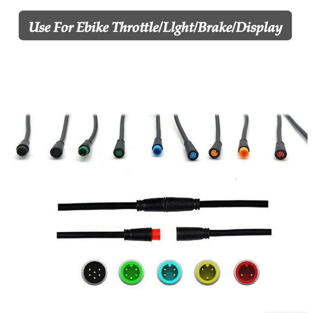 2/3/4/5/6 Pin-ebike Display Connector Cable Waterproof Connector