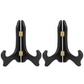 2pack Easel Plate Holder, Wooden Folding Display Stand Parts For