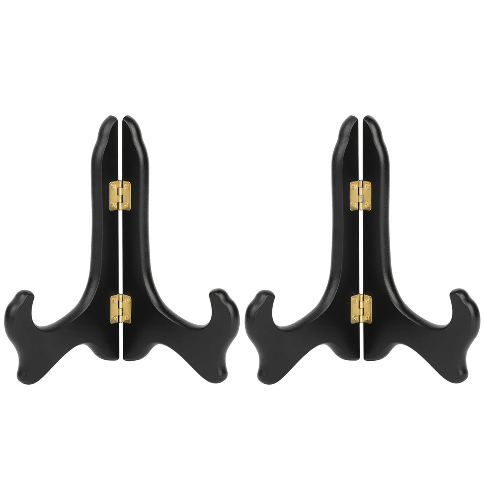 2pack Easel Plate Holder, Wooden Folding Display Stand Parts For