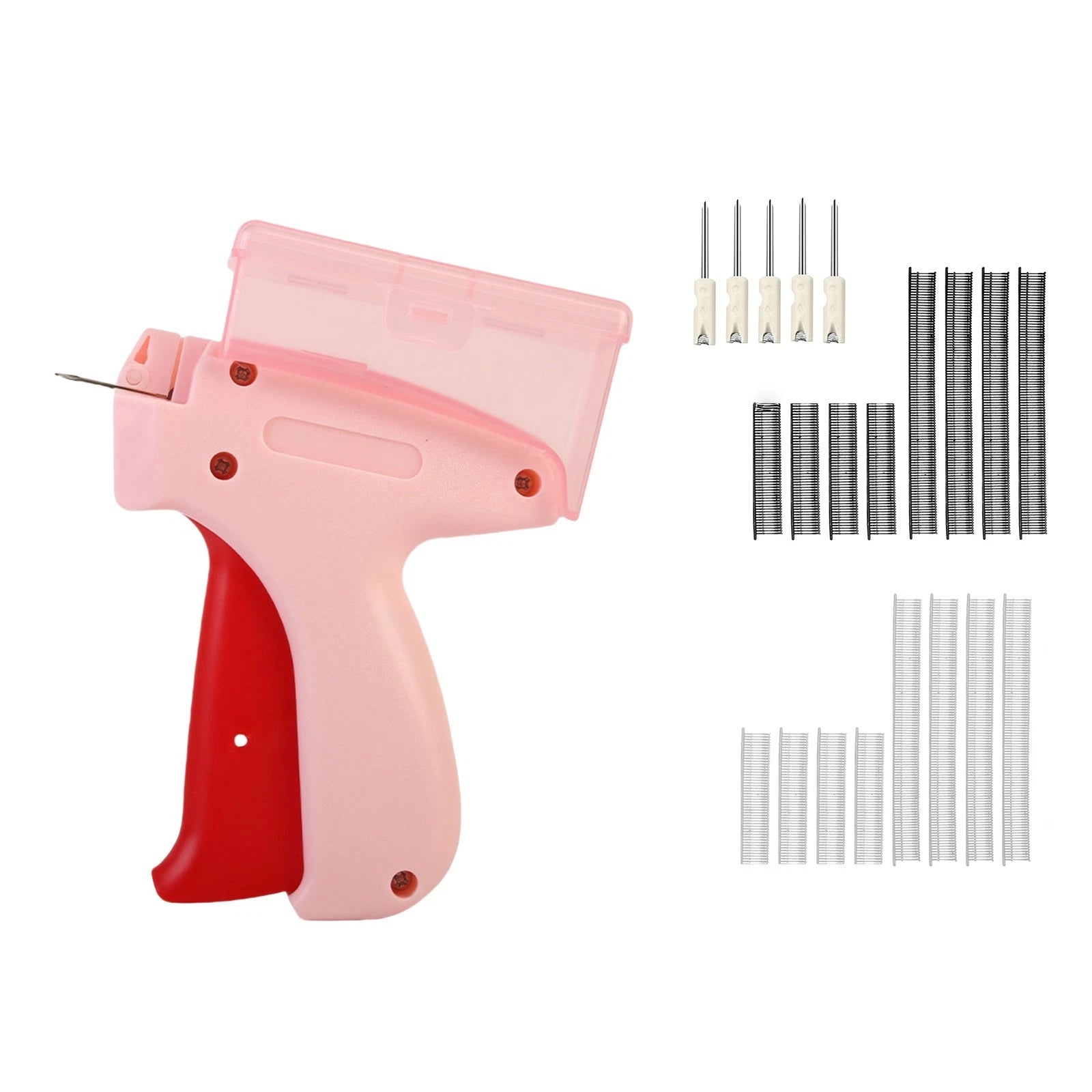 Stitch Gun Gentle On Fabrics Pink Quick Fix Sewing Tool With 2000