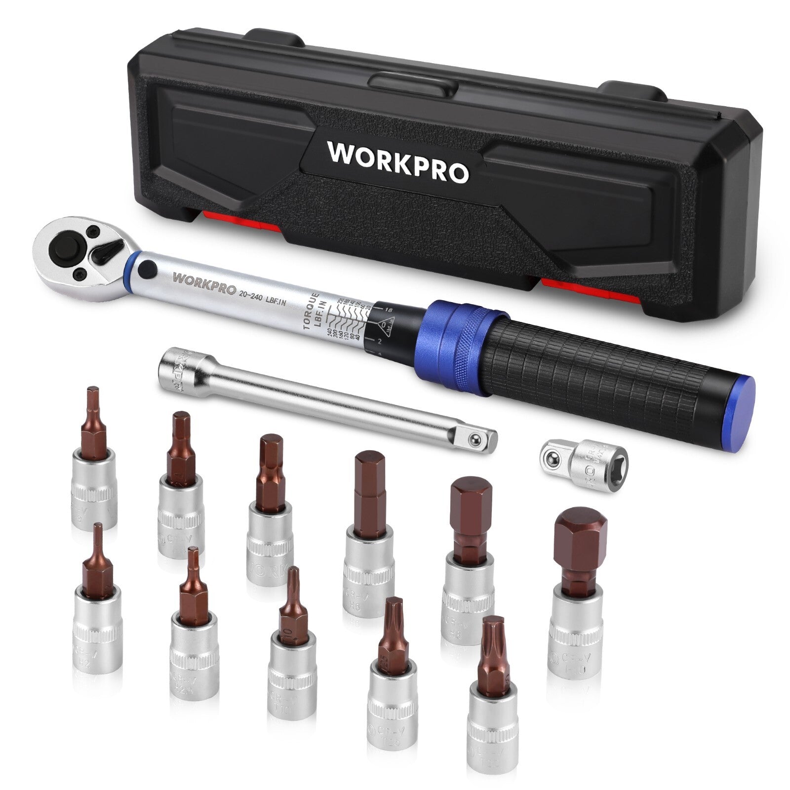 WORKPRO 1/4-inch Drive Click Torque Wrench by WORKPRO