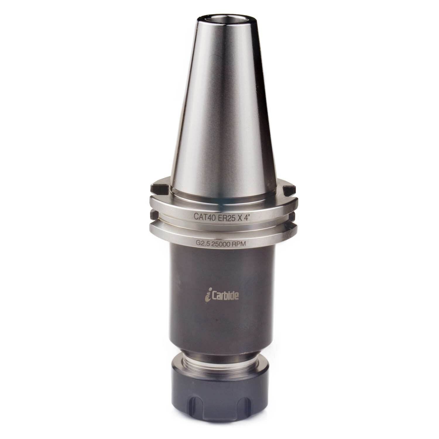 1pcs Precision 5/8-11 CAT40 Er25 4.0" Collet Chuck Tool Holder CNC