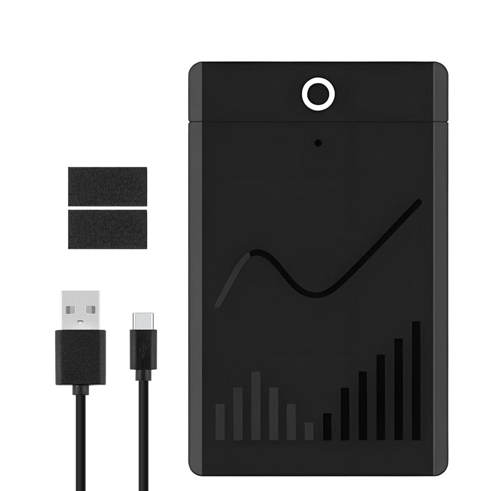 Usb 3.1 Type-c 2.5 Sata Hdd Ssd Enclosure With Sliding Cover And Rgb