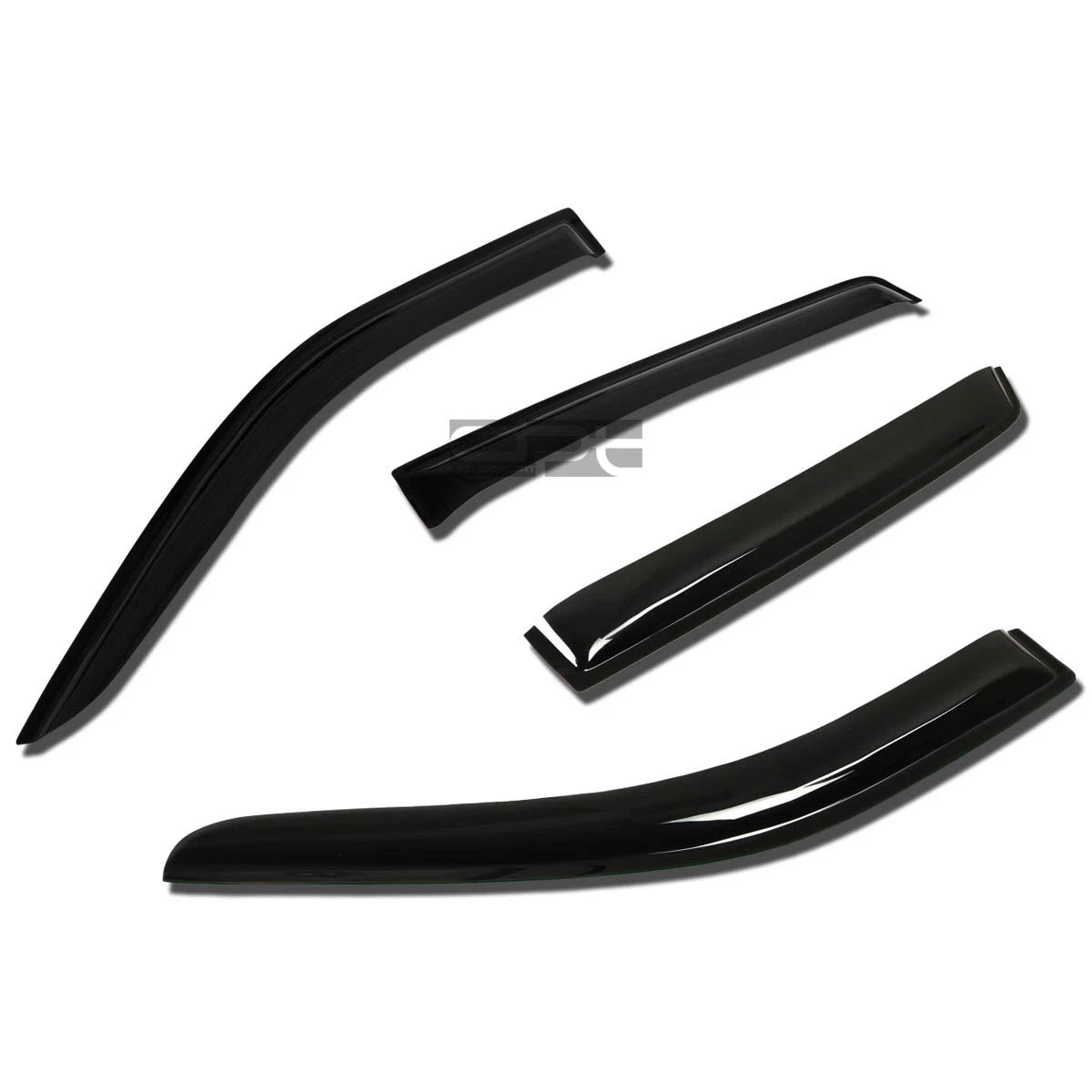 Fit 01-06 Sm Gl/gls Smoke Tint Window Shade Visor/wind Deflector Vent
