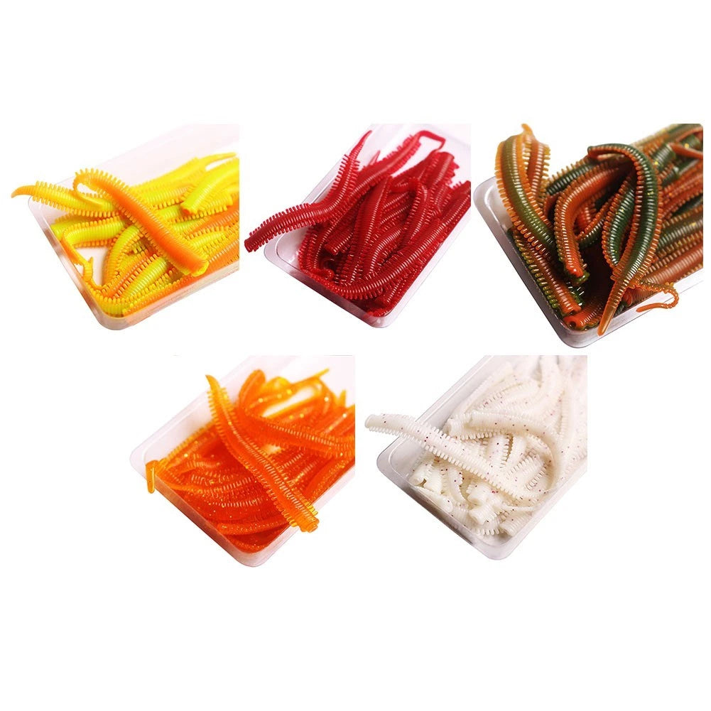 Tpr Material Simulation Sand Silkworm Fishing Lure | Built Supply Co