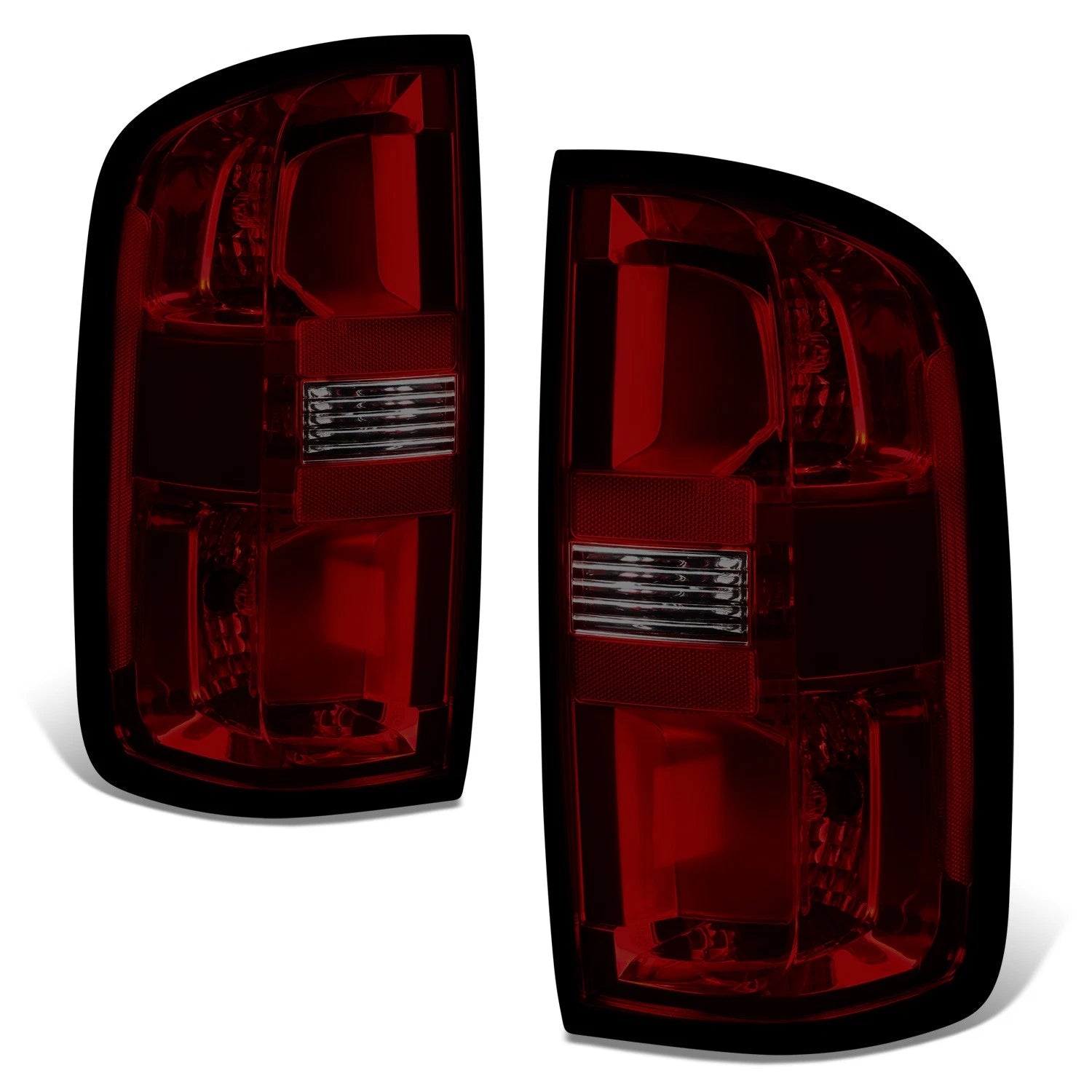 Fit 15-22 Chevy Colorado Chrome Housing Dark Red | Built Supply Co