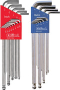 Eklind 22pc Ball End Extra Long Hex Wrench Set