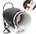 6" Silent Exhaust Inline Ventilation Duct Fan 2 Spd Hydroponics Grow