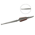 6-1/2" Long Tweezer Cross Locking For Thick Wire Holding (Hole