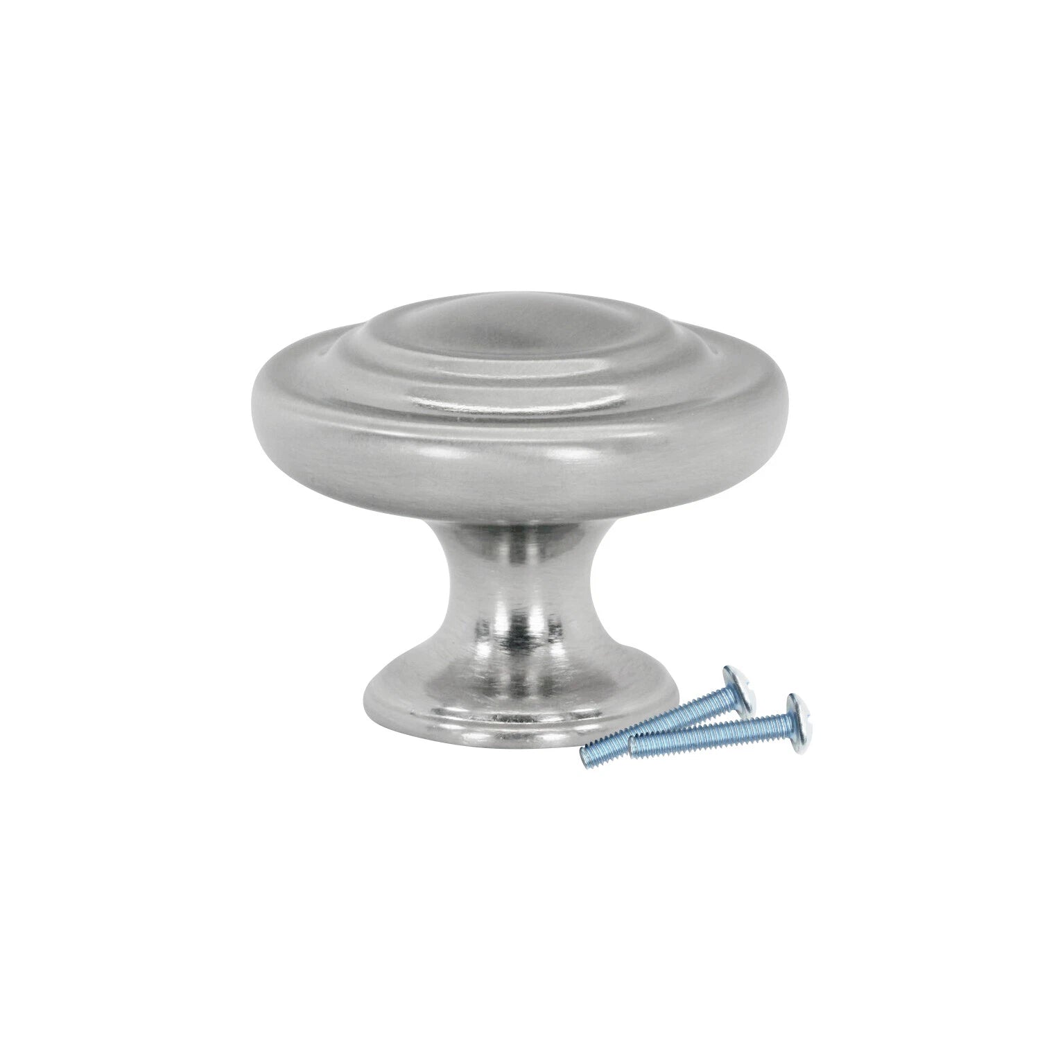 Saturn Round 1-11/32" Brushed Nickel Kitchen | Built Supply Co