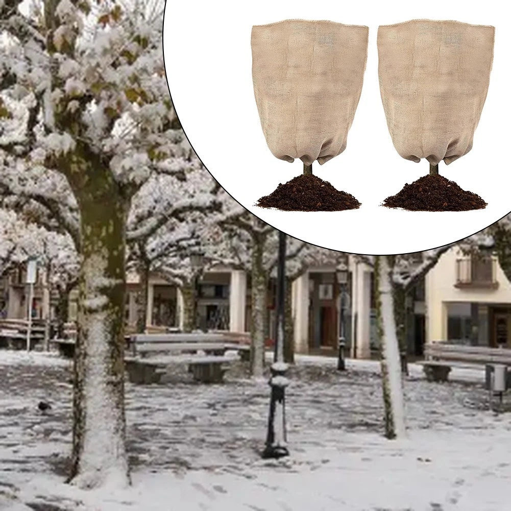 Linen Covers For Plants Winter Protection Guard Against Frost Damage