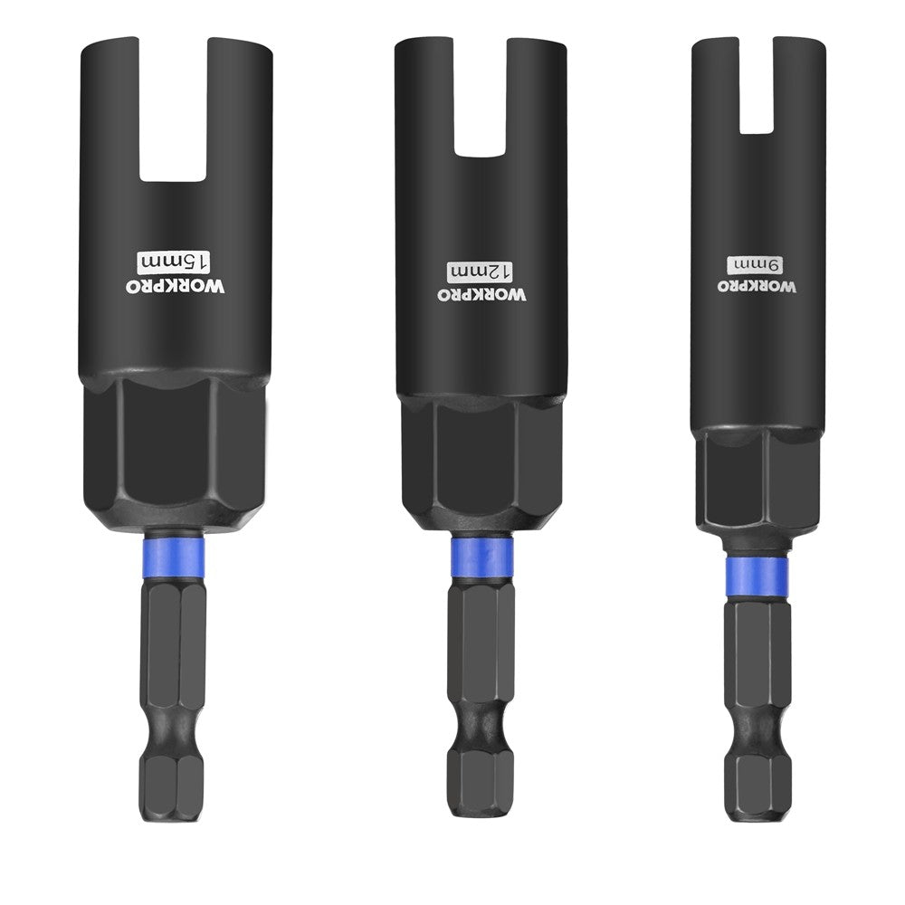 Workpro 3PC Power Wing Nut Driver Bit Set