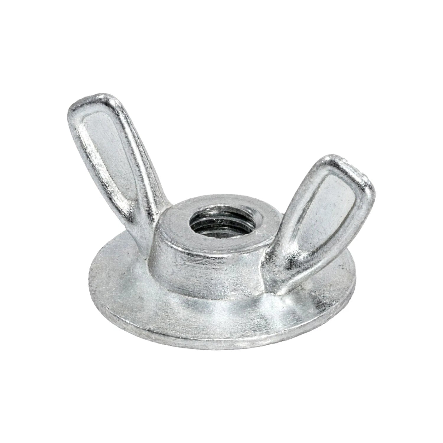 Rok Hardware #1/4-20 Zinc Die Cast Wing Nut With Washer Base, Zinc