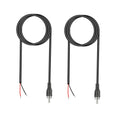 2pack 3.4ft Rca Male Plug To Bare Wire Audio Speaker Subwoofer Hdtv