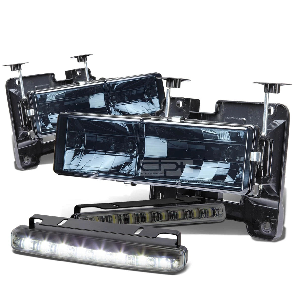 Smoked Tinted Lens Headlight+corn<wbr/>er+LED Fog | Built Supply Co
