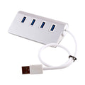 4-port Usb 3.0 Aluminum Hub 5gbps High Speed Adapter Convertor For