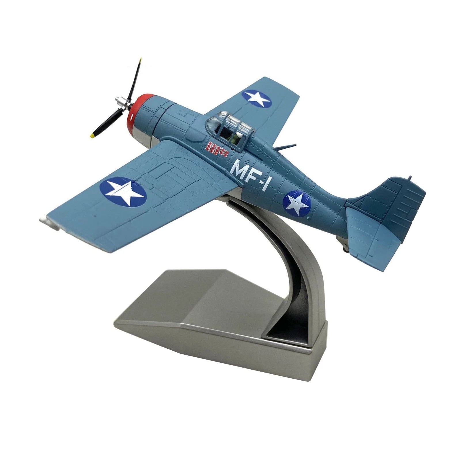 1/72 4.9in Wwii Us Navy For Grumman F4f Wildcat Fighter Model Alloy