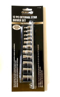 12pc Grip Tools Female External Star E-Torx Set