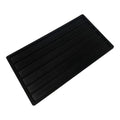 6 Compartment Black Flocked Liner Bracelet Necklaces Display Tray
