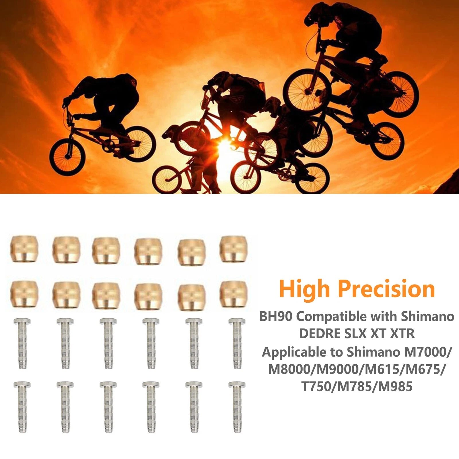 Brass Olive And Steel Insert Set For Bh59/bh90 Disc Brake Hose Brand