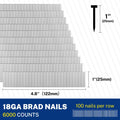 WORKPRO 6000 Counts Brad Nails by WORKPRO