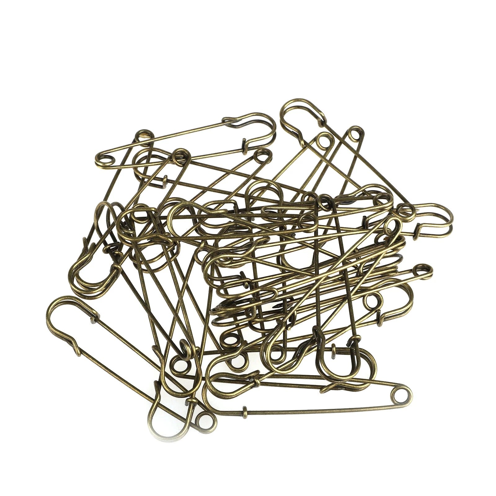 Set Safety Pins Large Electroplating Pins Heavy Duty Stainless Steel