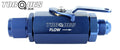 An -8 (8an An8 Jic -08 ) Female to Male Blue Aluminium Inline Shut Off