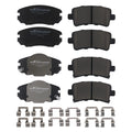 Front Rear L&amp;R Brake Pads Set for Chevrolet Impala 2014-2020/Mali<wbr/>bu 2013-2015
