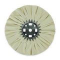 10" White Untreated Airway Buffing Wheel 3" Center Plate x 5/8" Arbor