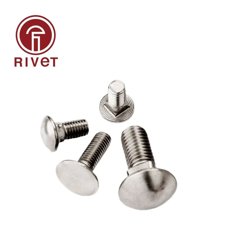 M6 M8 M10 M12 304 A2-70 Din603 Square Head Neck Bolt Carriage Screw