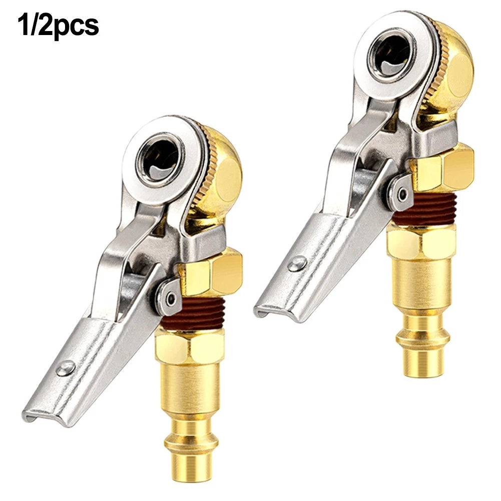 14 Inch Ball Inflator Pump Valve Connector Brass For Air Tire
