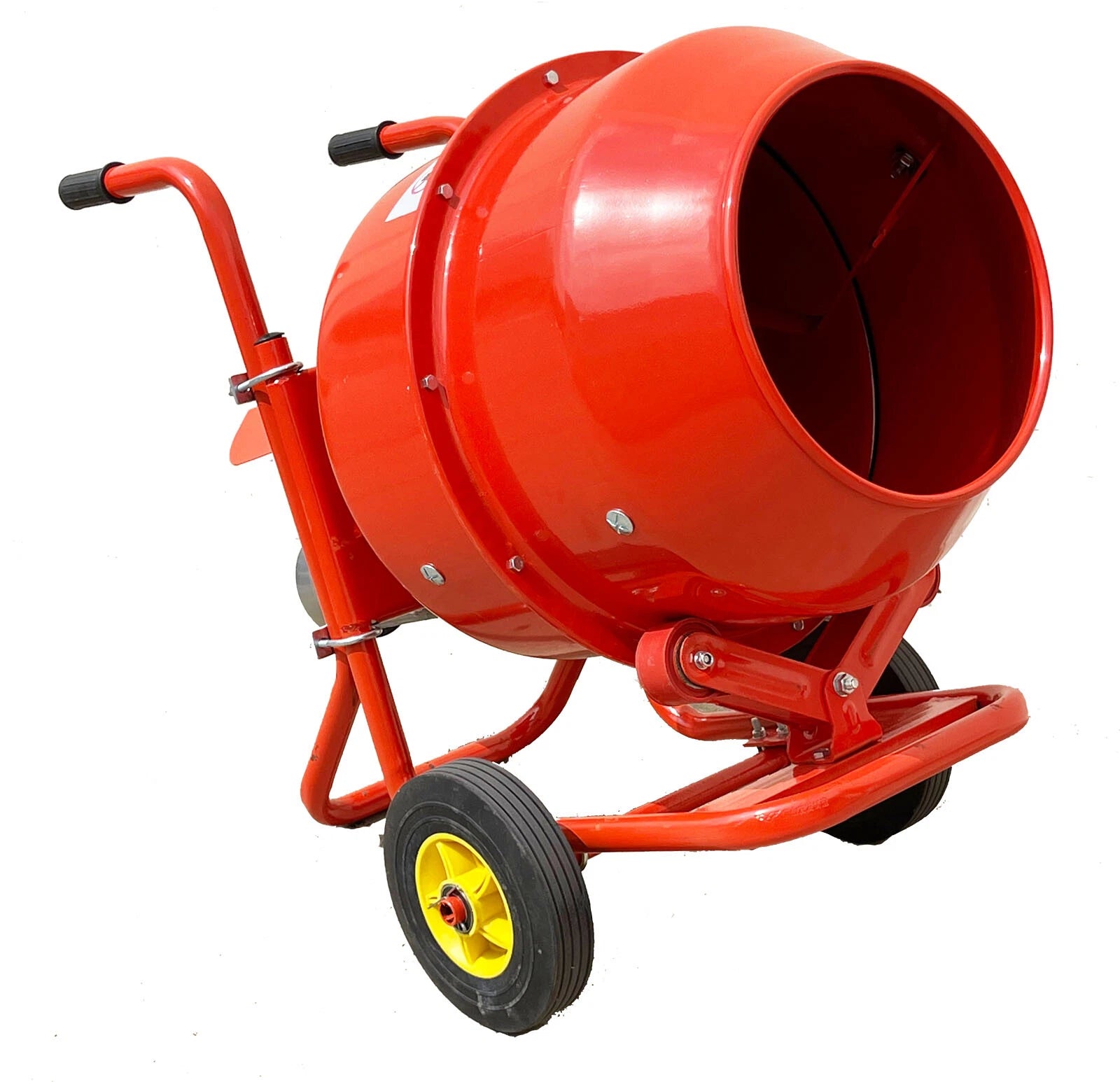 Low Wheel Barrow 4 Cubic Ft. Cement Mixer Stucco Mortar Concrete