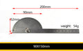 Stainless Steel Rotary Measuring Ruler: 180° Protractor Angle Finder