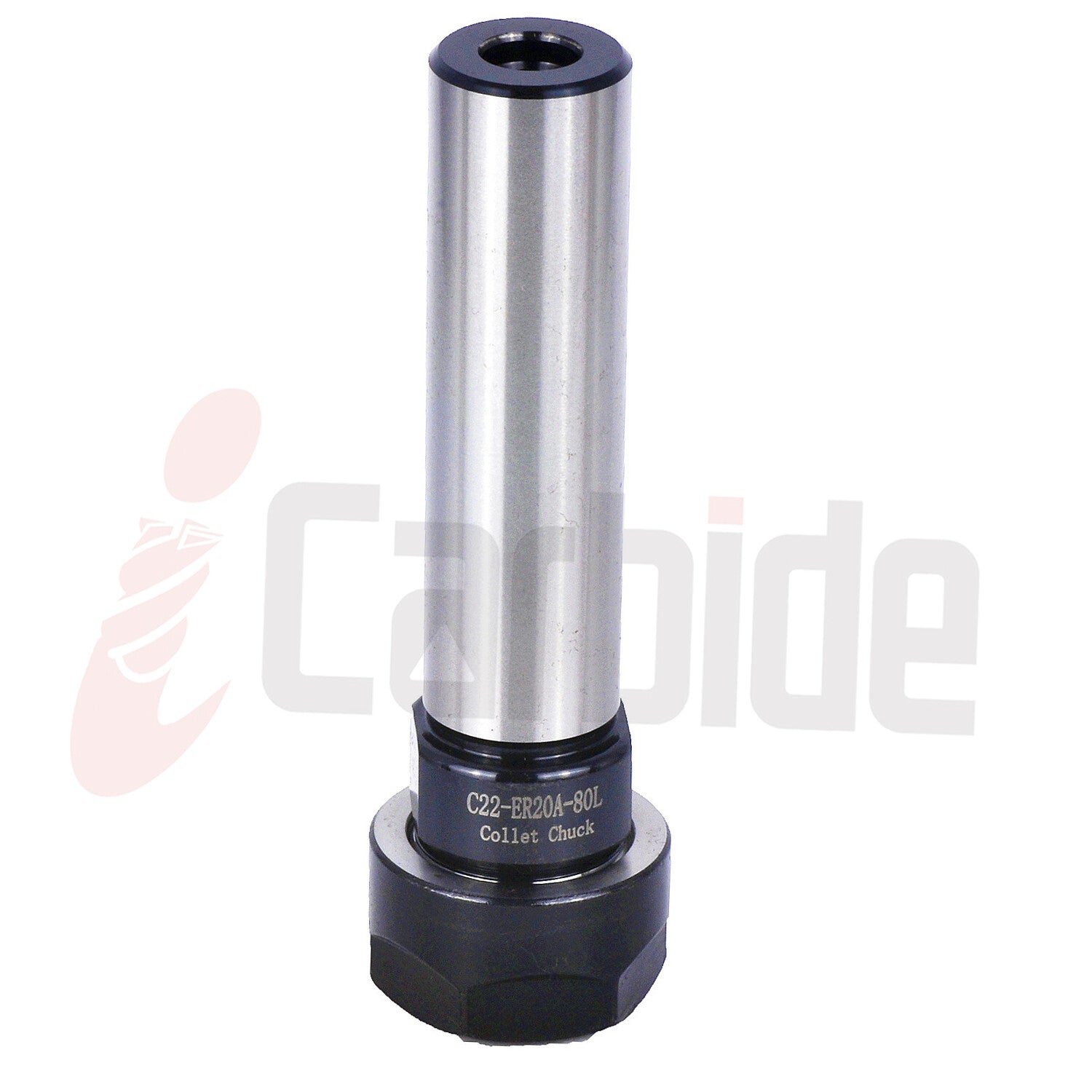 22mm Straight Shank ER20 Collet Chuck Tool Holdr Gage Length 80mm