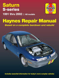 Saturn S-Series Repair Manual 91-02 by Haynes