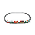 Christmas Train Track Electric Toy Train Decoration Frame Railway Car