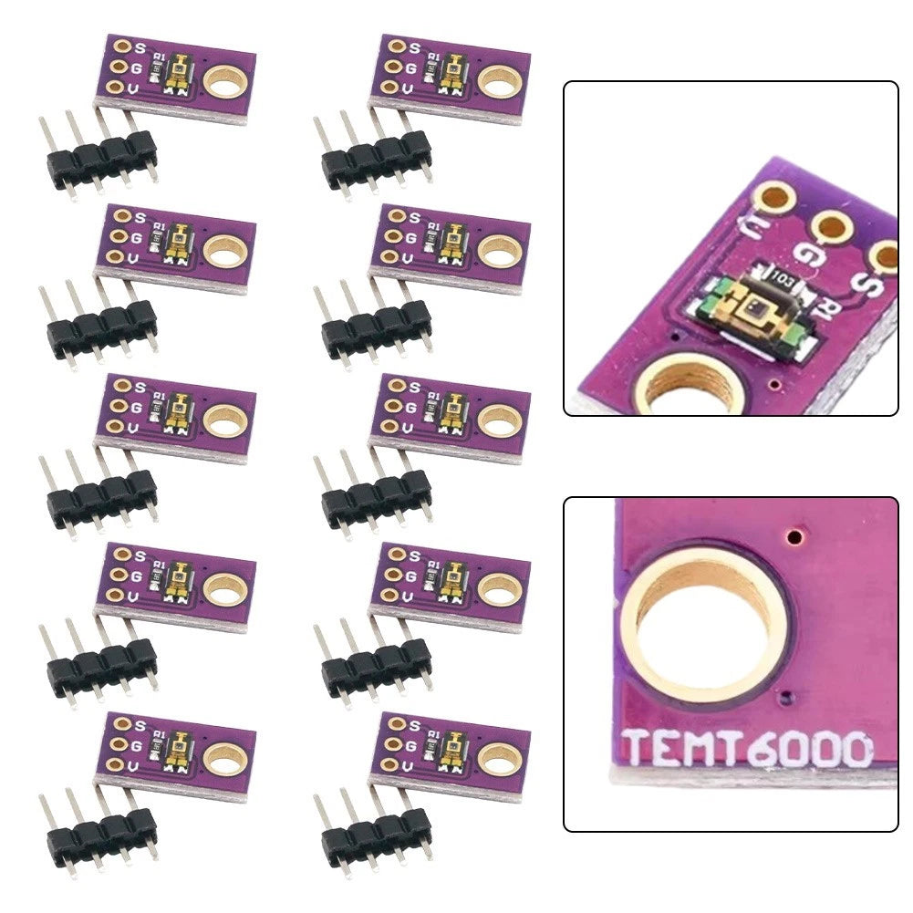 Temt6000 Light Sensor Modules With 0 To 5V Analog Output For