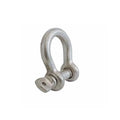 T316 Stainless Steel 1/2" Screw Pin Anchor Shackle 3,000 Lbs Wll Mil